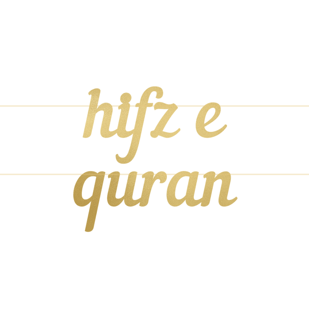 Hifz E Quran Letter Banner
