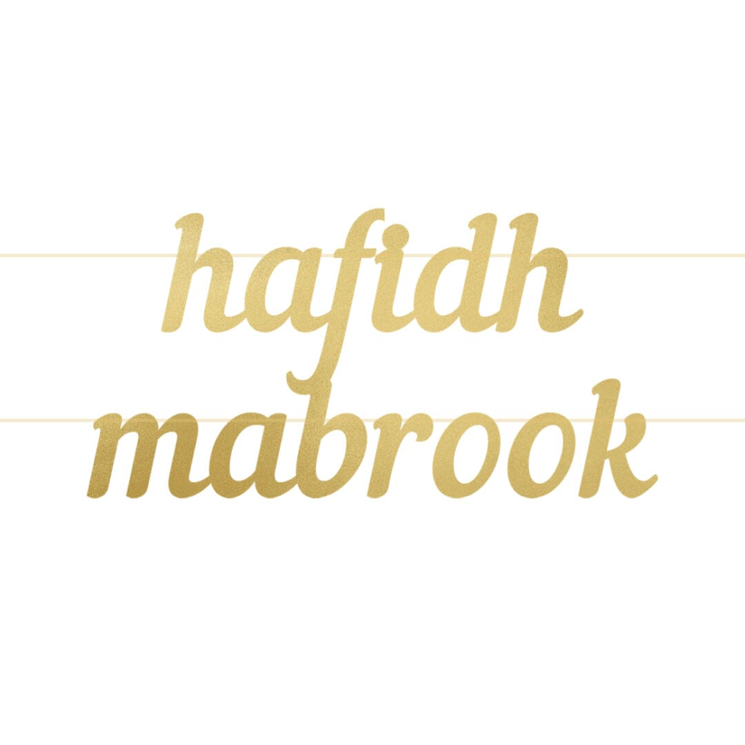 Hafidh Mabrook Letter Banner
