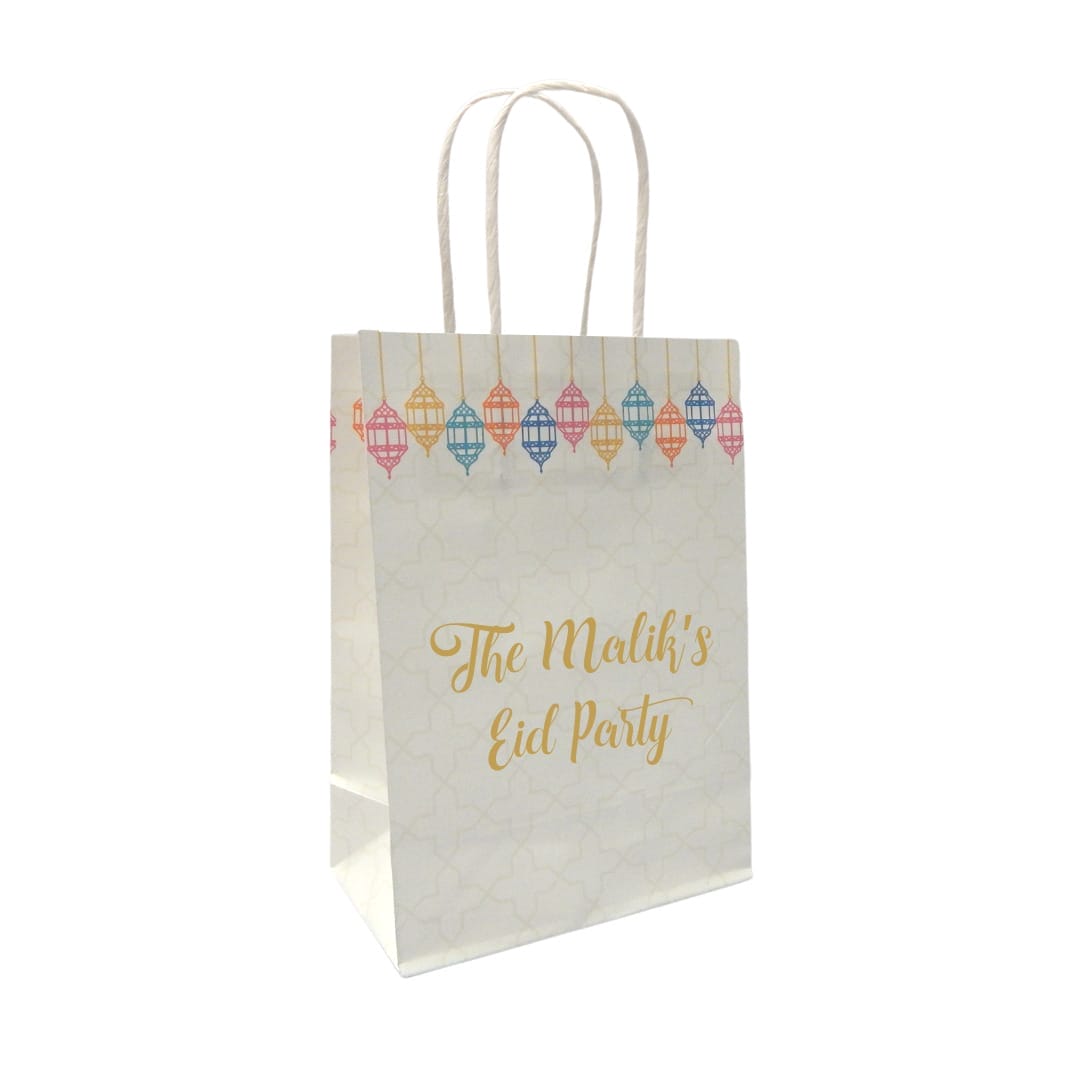 Personalised Treat Bags (20pk) - Colourful Lanterns