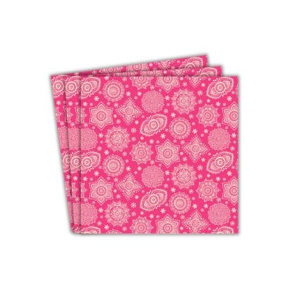 Mandala Party Paper Napkins (20pk) - Pink