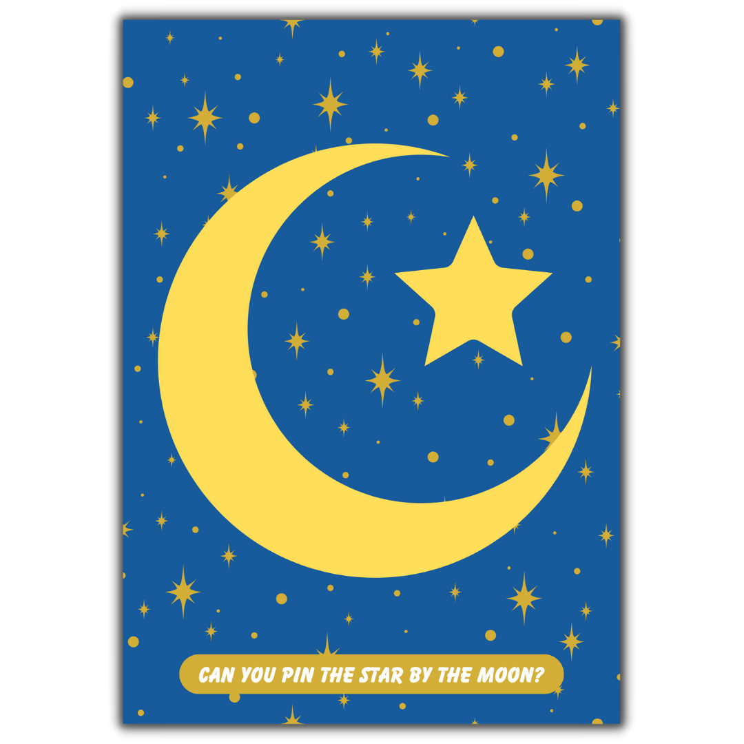 Pin The Star By The Moon – Party Game Pack