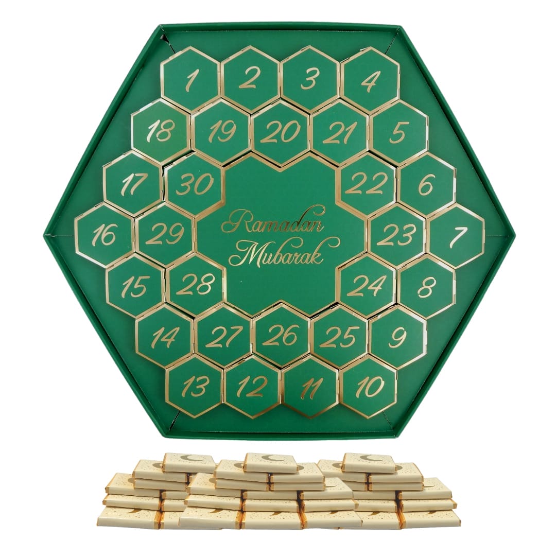 Ramadan Honeycomb Calendar & Cream Chocolates (30pk)