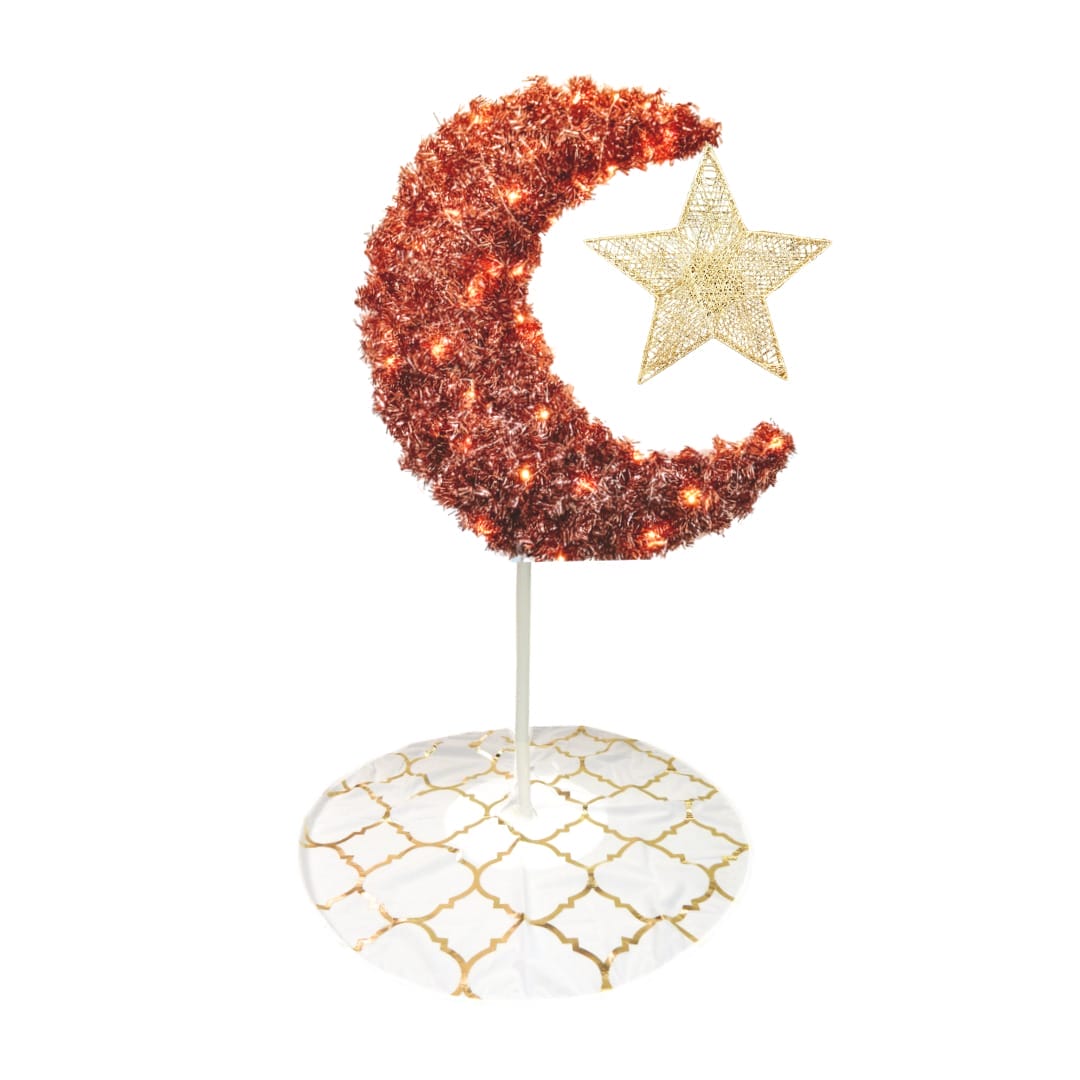 Eid Moon Tree Bundle - Rose Gold with Star & Skirt