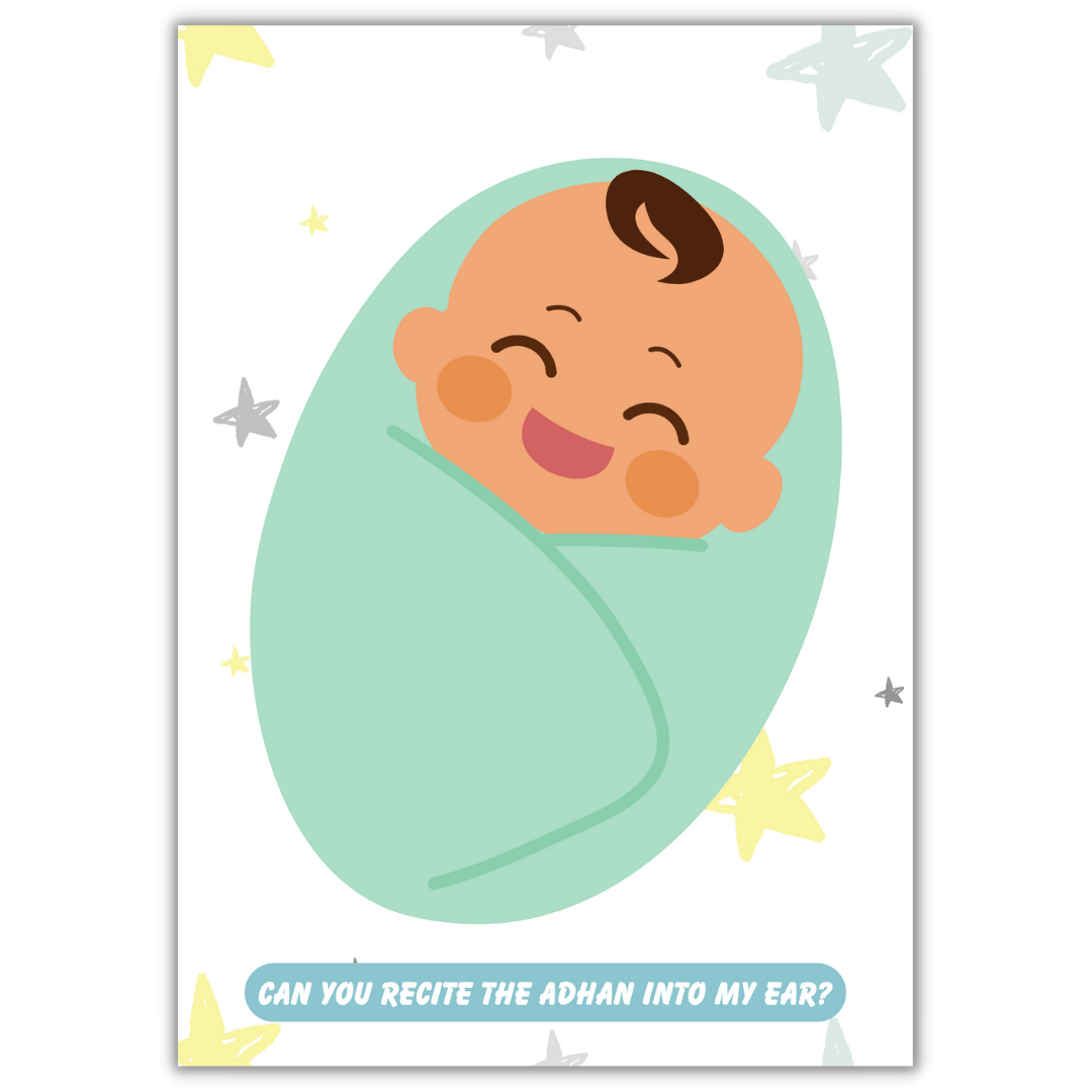 Recite The Adhan To The Baby - Party Game Pack