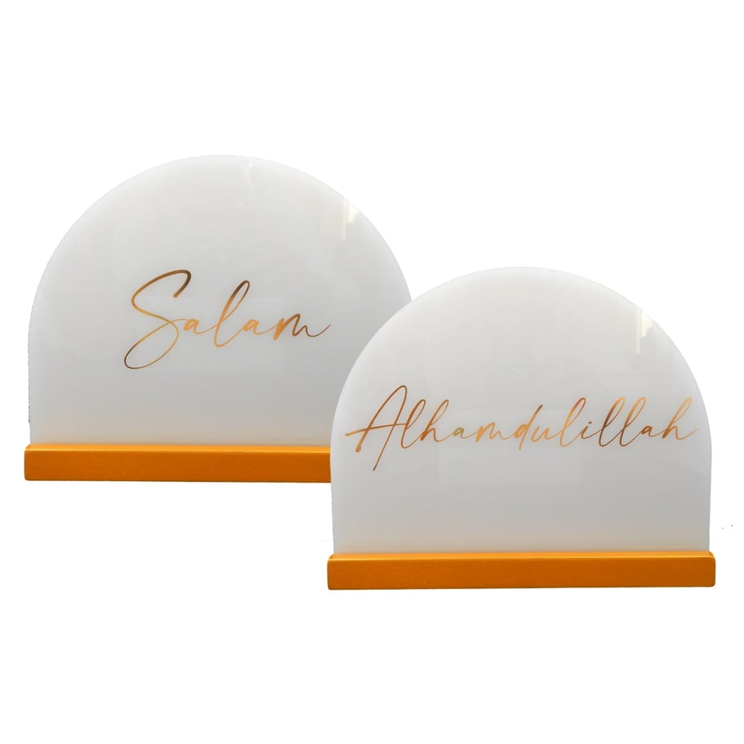 Acrylic Candle Plaque Display - Home Bundle