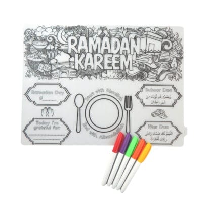 Ramadan Meal Time Colouring Mat