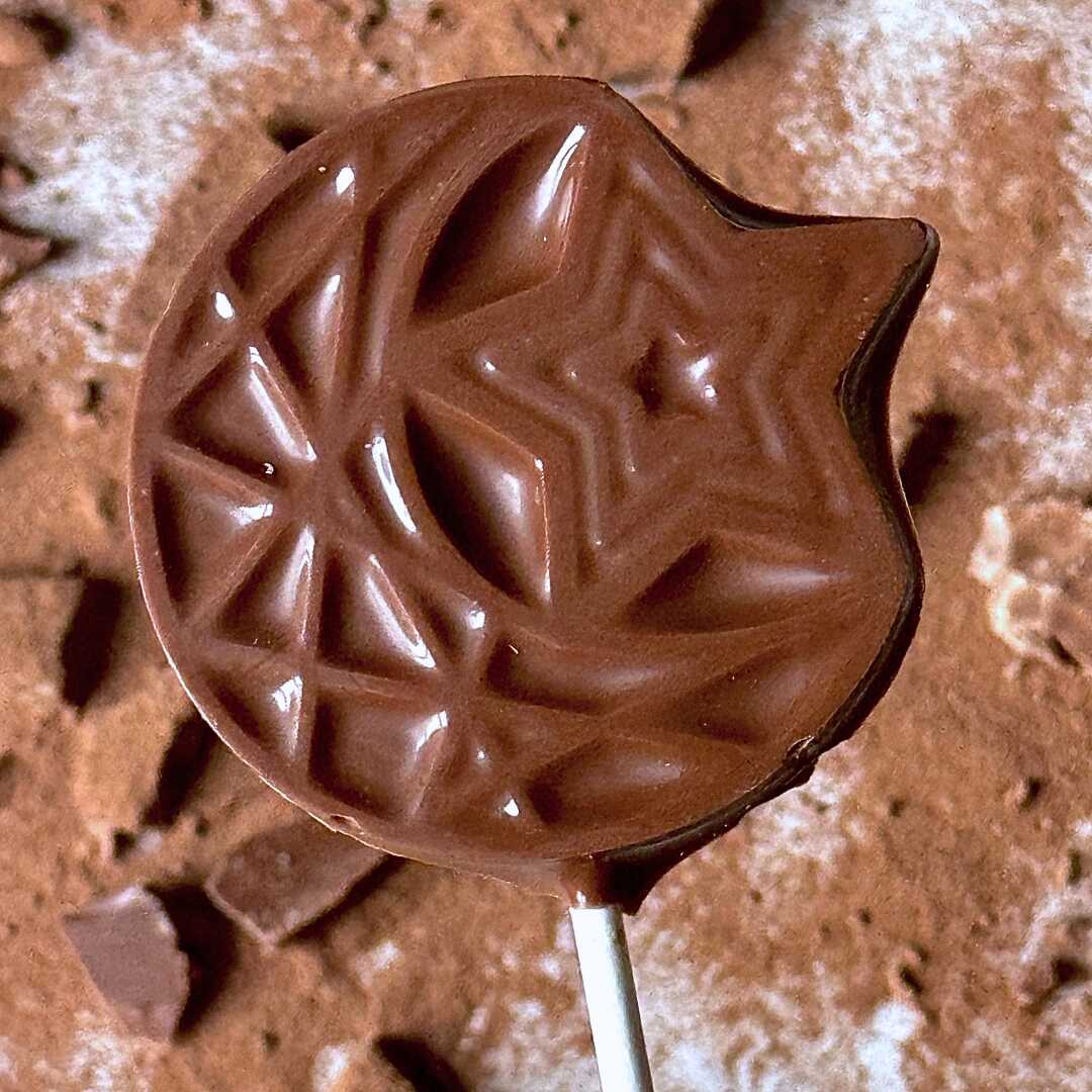 Moon & Star Chocolate Lolly