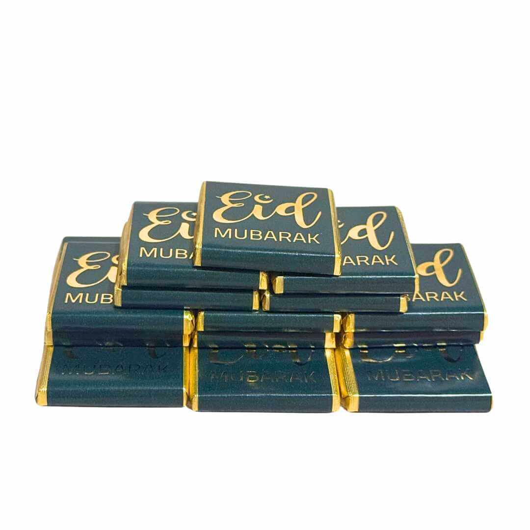 Eid Mubarak Milk Chocolate Squares (30pk)