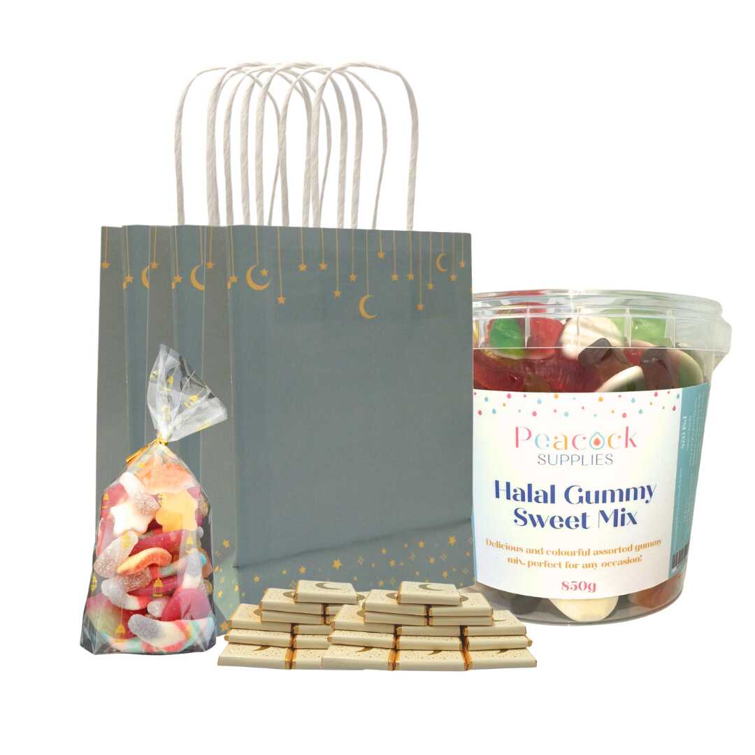 Moon & Stars Treat Bag Bundle (10pk) - Green