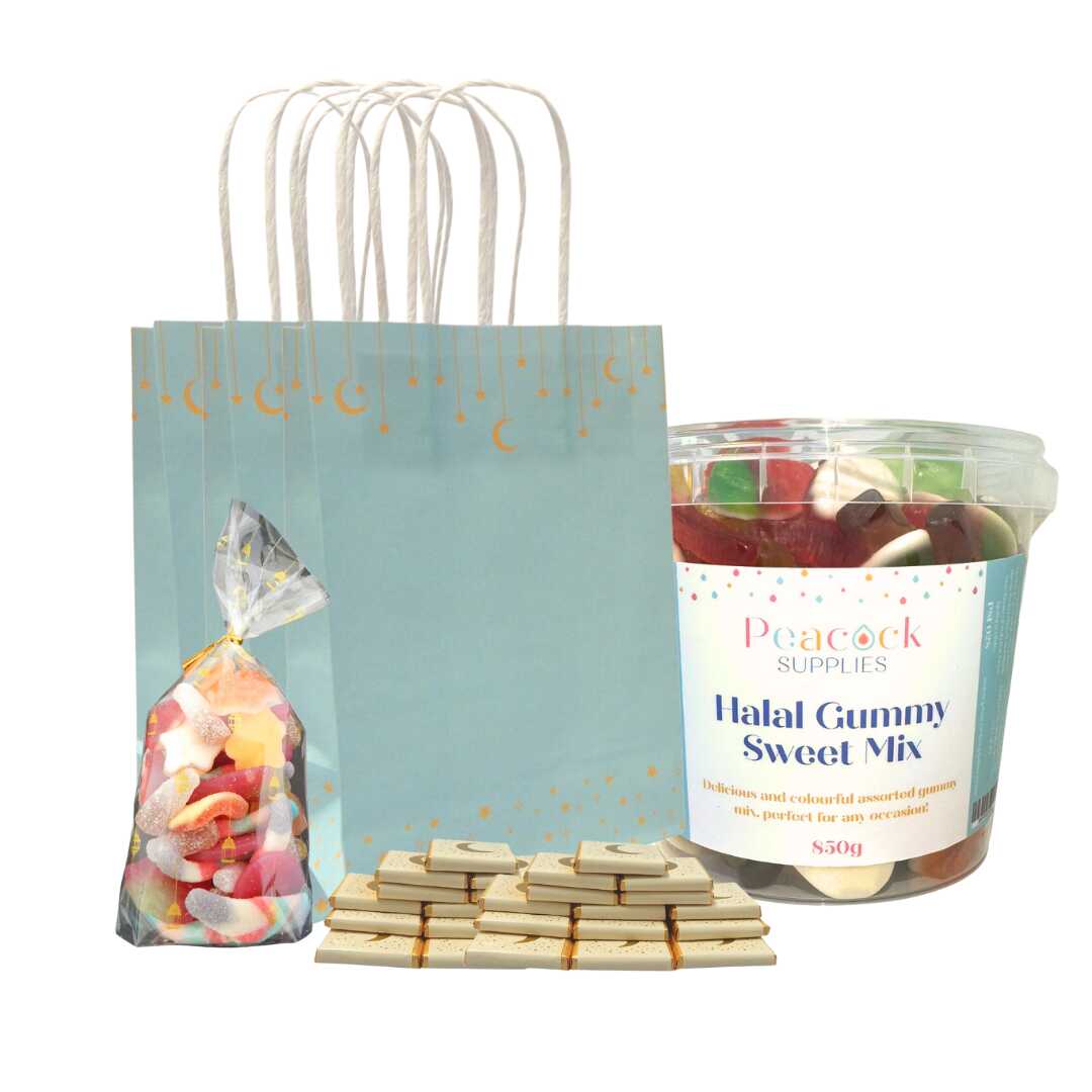 Moon & Stars Treat Bag Bundle (10pk) - Blue