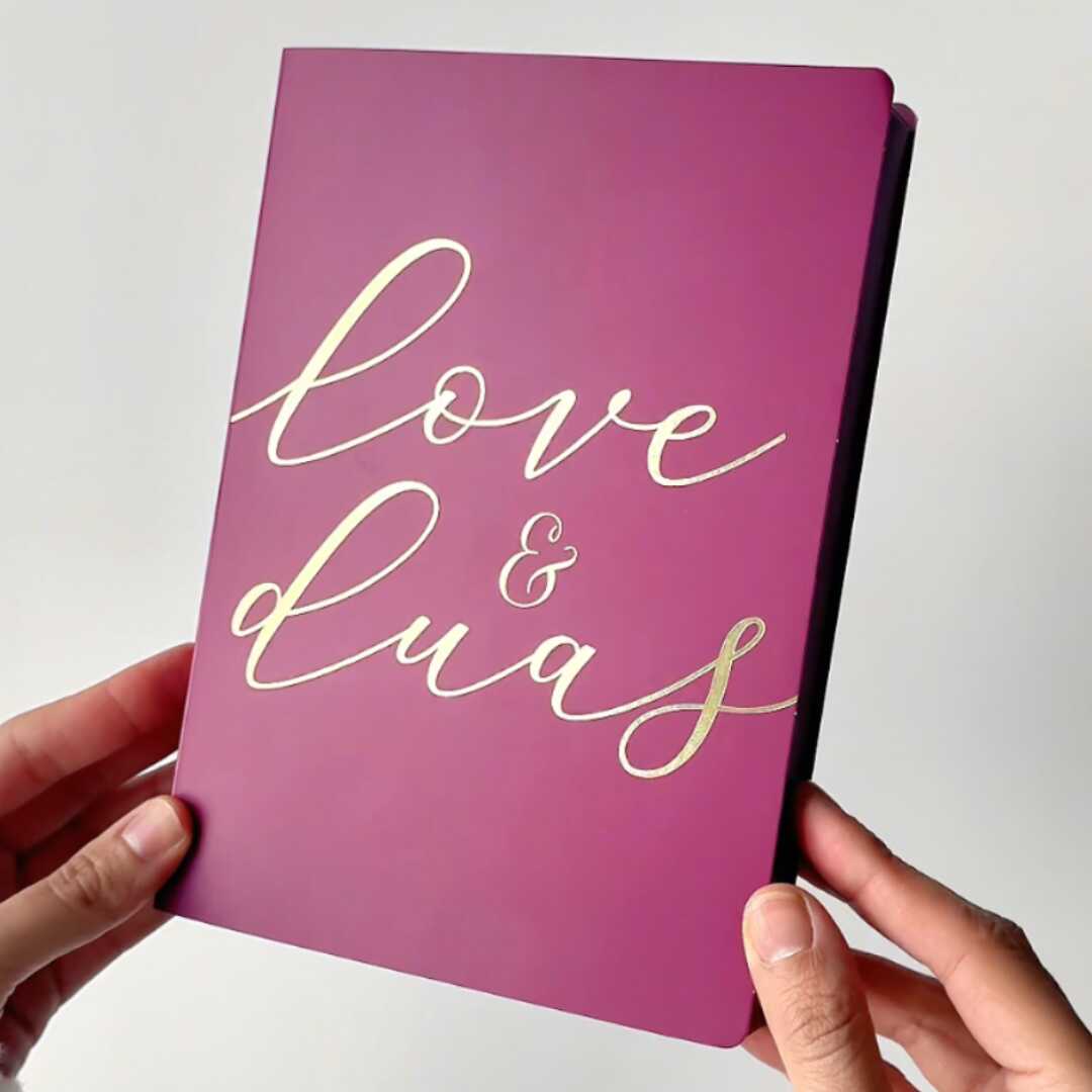 Love & Duas Treat Card - Calligraphy