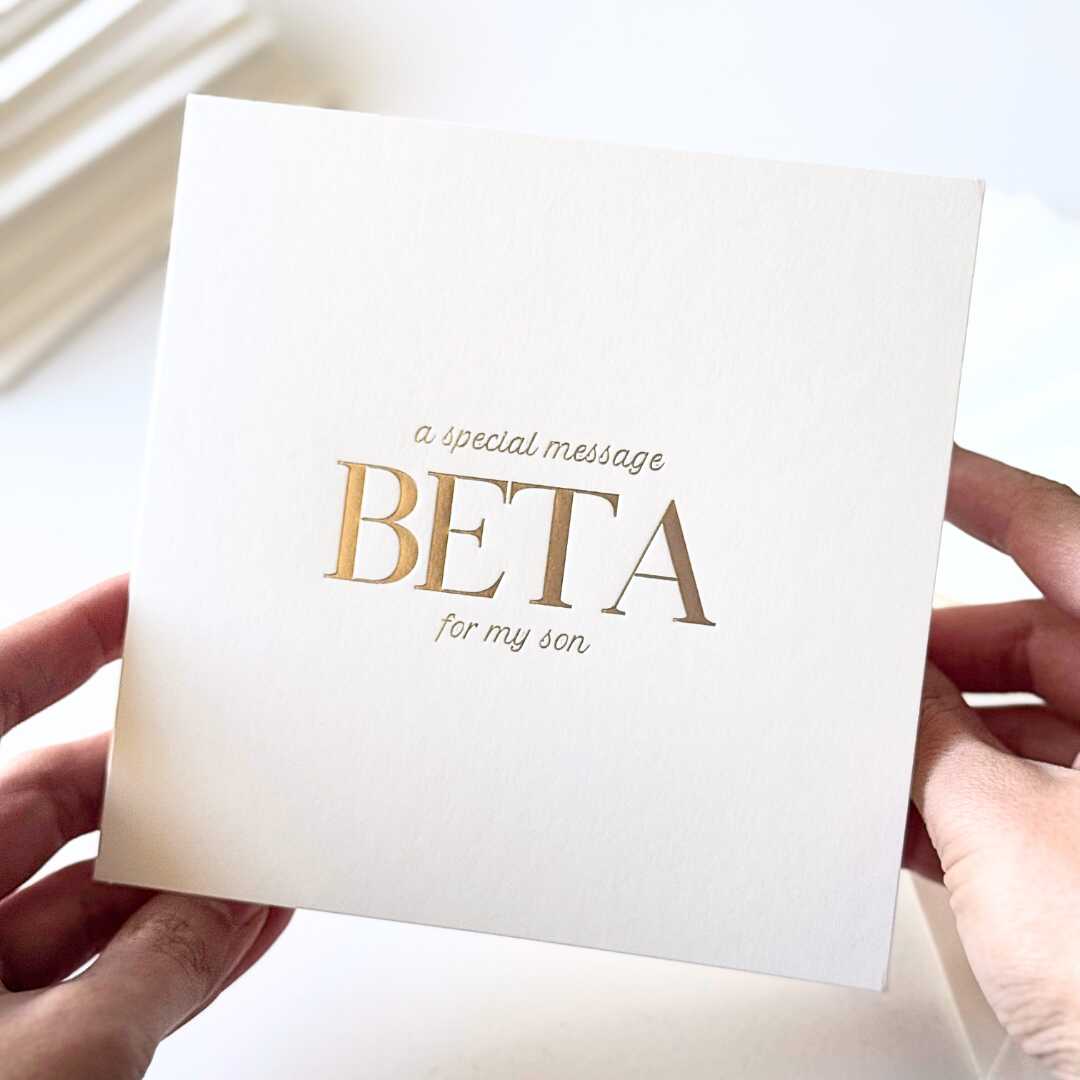 Luxury Special Message Card - Beta (Son)