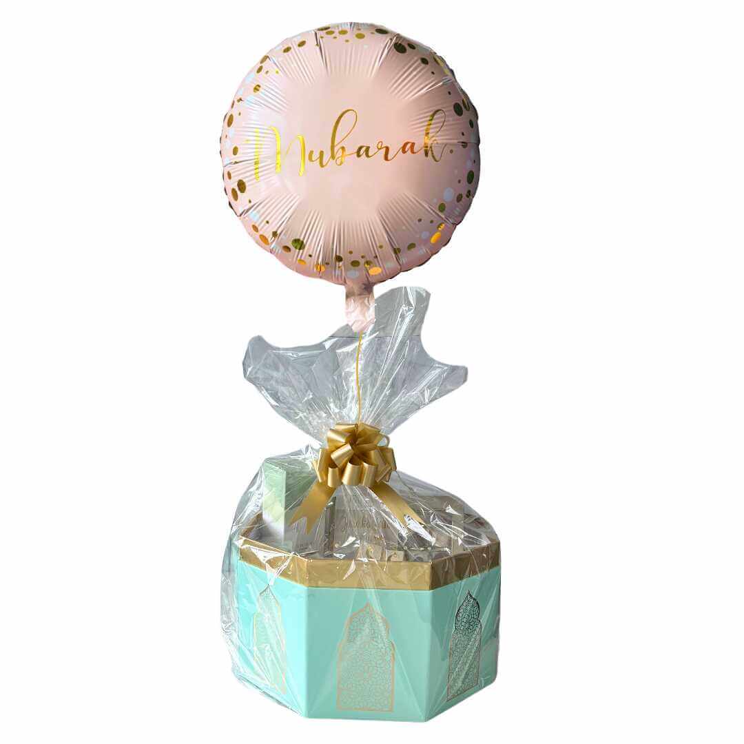 Mubarak Large Hamper Gift Box & Balloon