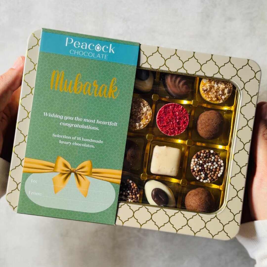 Luxury Chocolate Selection Gift Tin (16pk) - Mubarak