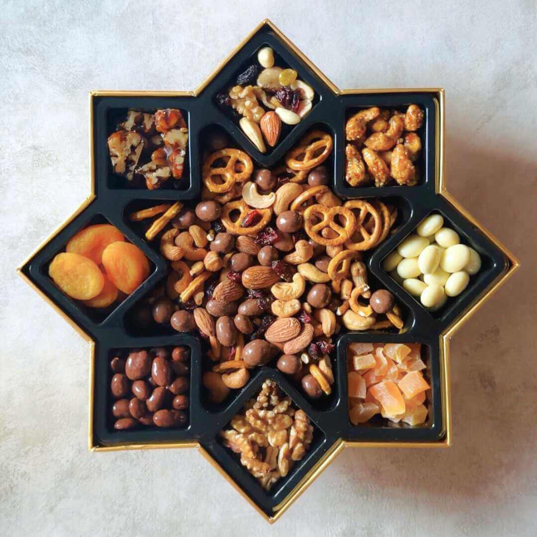 Fruit & Nut Star Grazing Platter