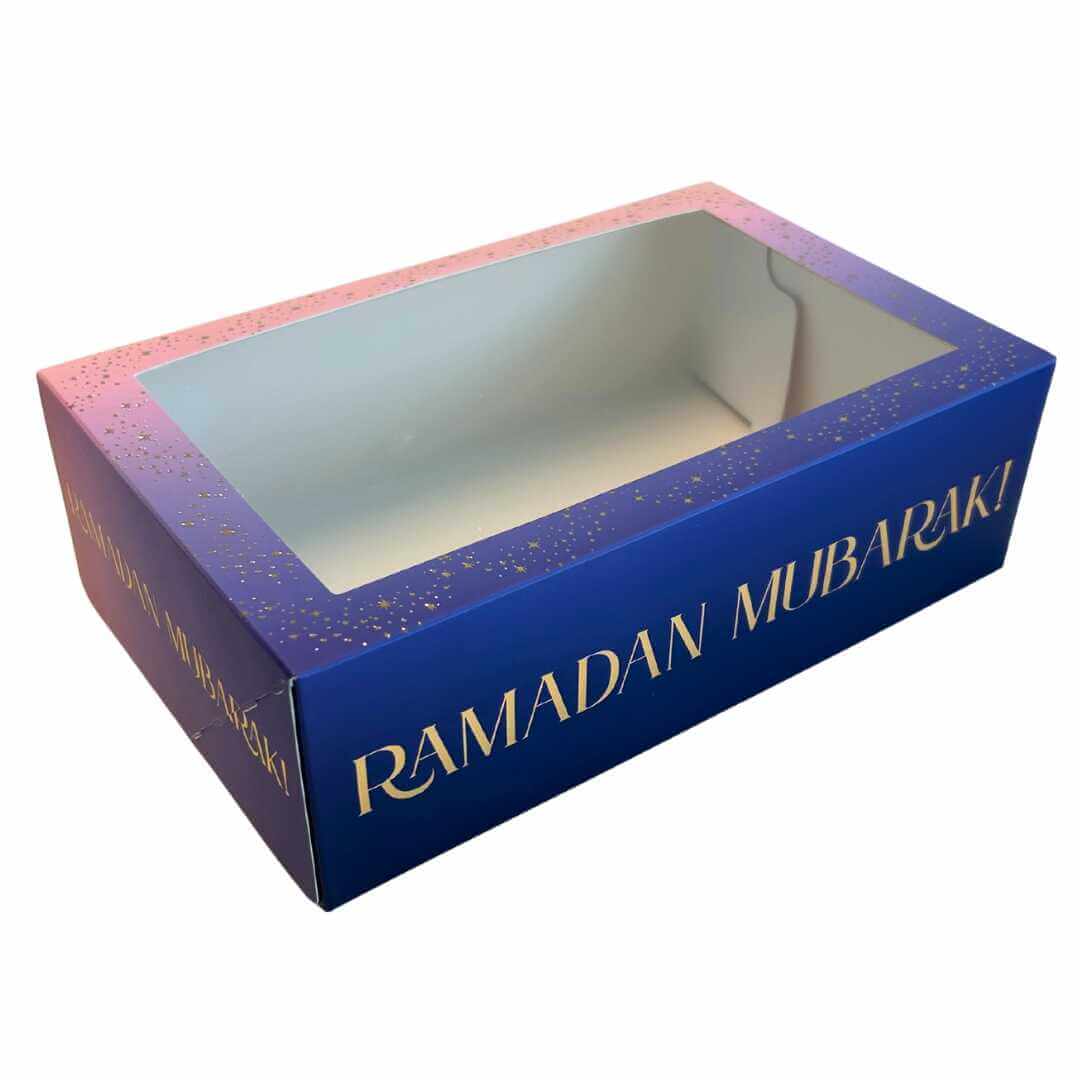 Ramadan Mubarak Iftar Boxes (3pk) - Purple & Gold