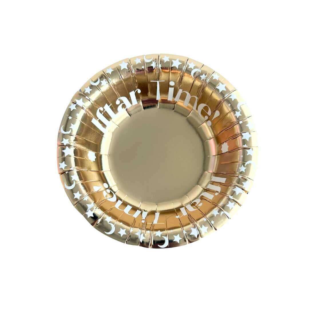 Iftar Time Party Bowls (10pk) - Gold